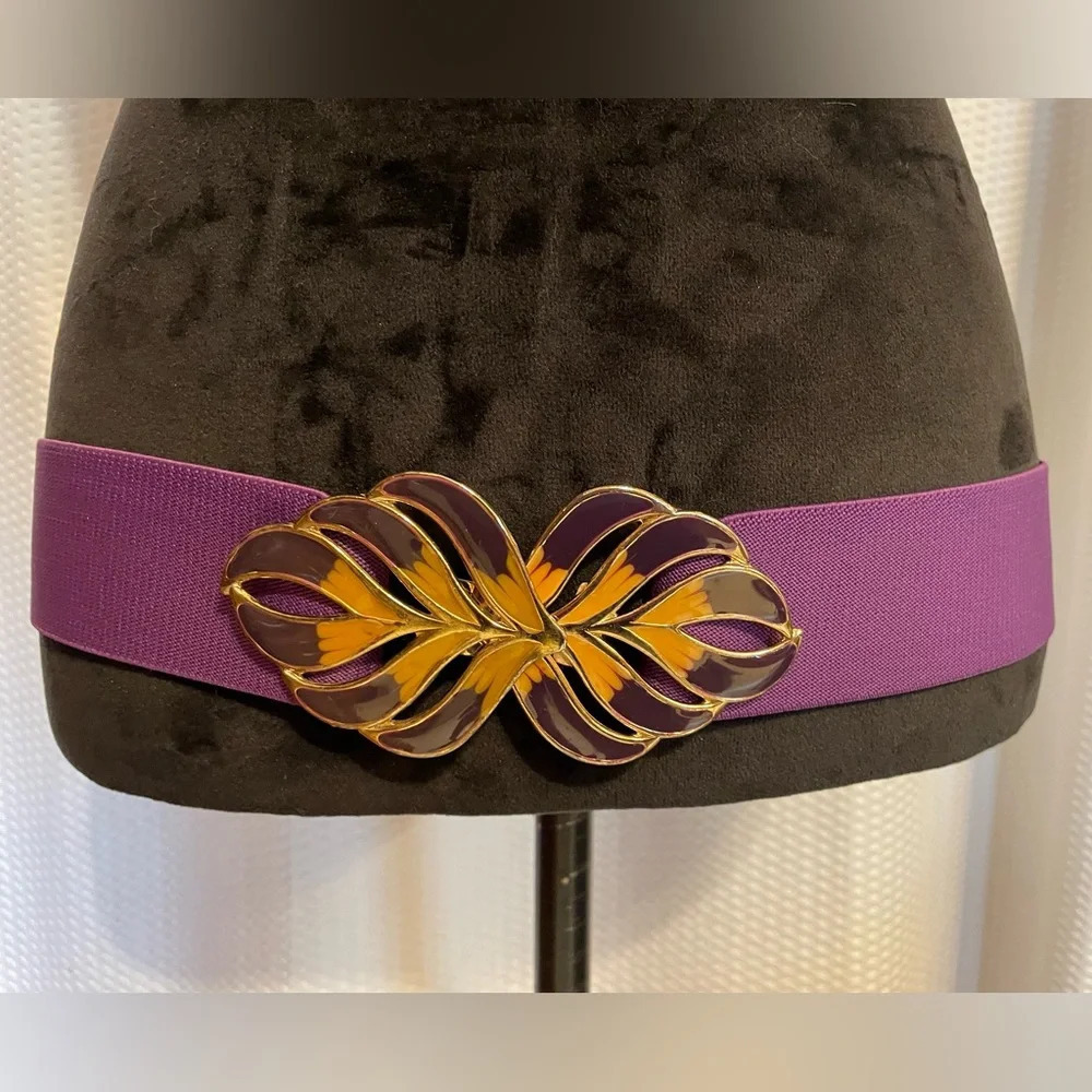 Purple 2” Stretch Belt OS